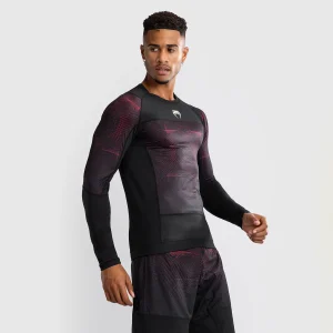 Rashguard Venum G-Fit Air mangas largas Negro-rojo