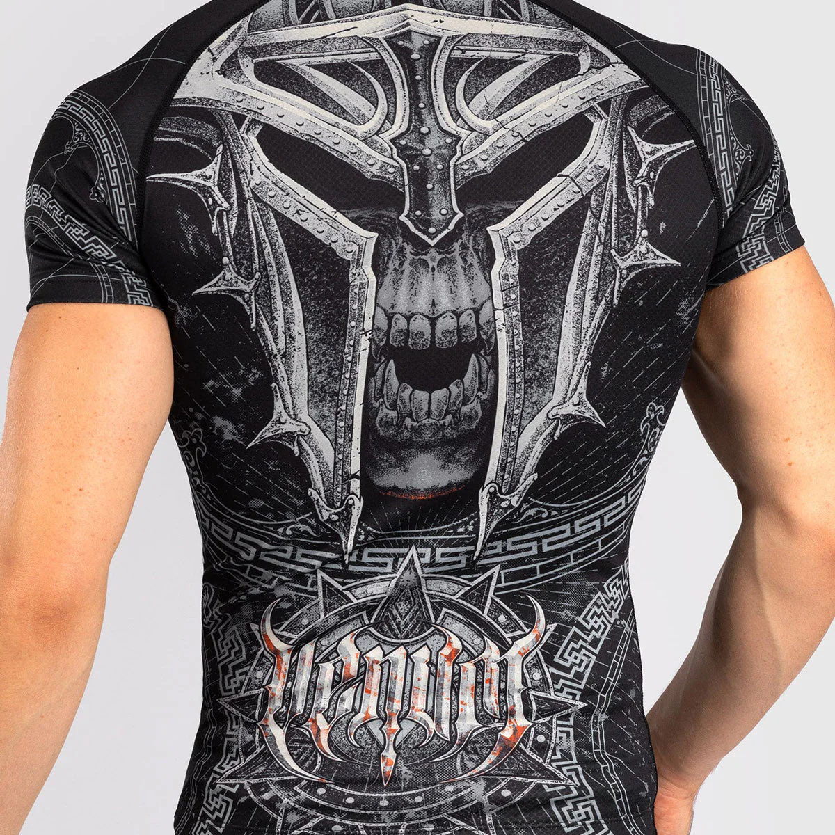 Rashguard Venum Gladiator 5.0 mangas cortas Negro-Plata - Imagen 6