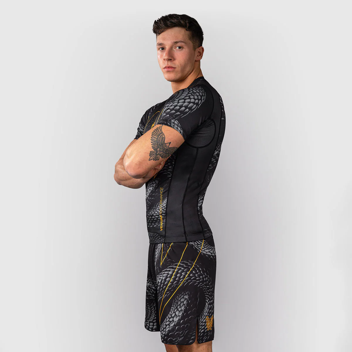 Rashguard Venum Matupa mangas cortas Negro-gris - Imagen 4