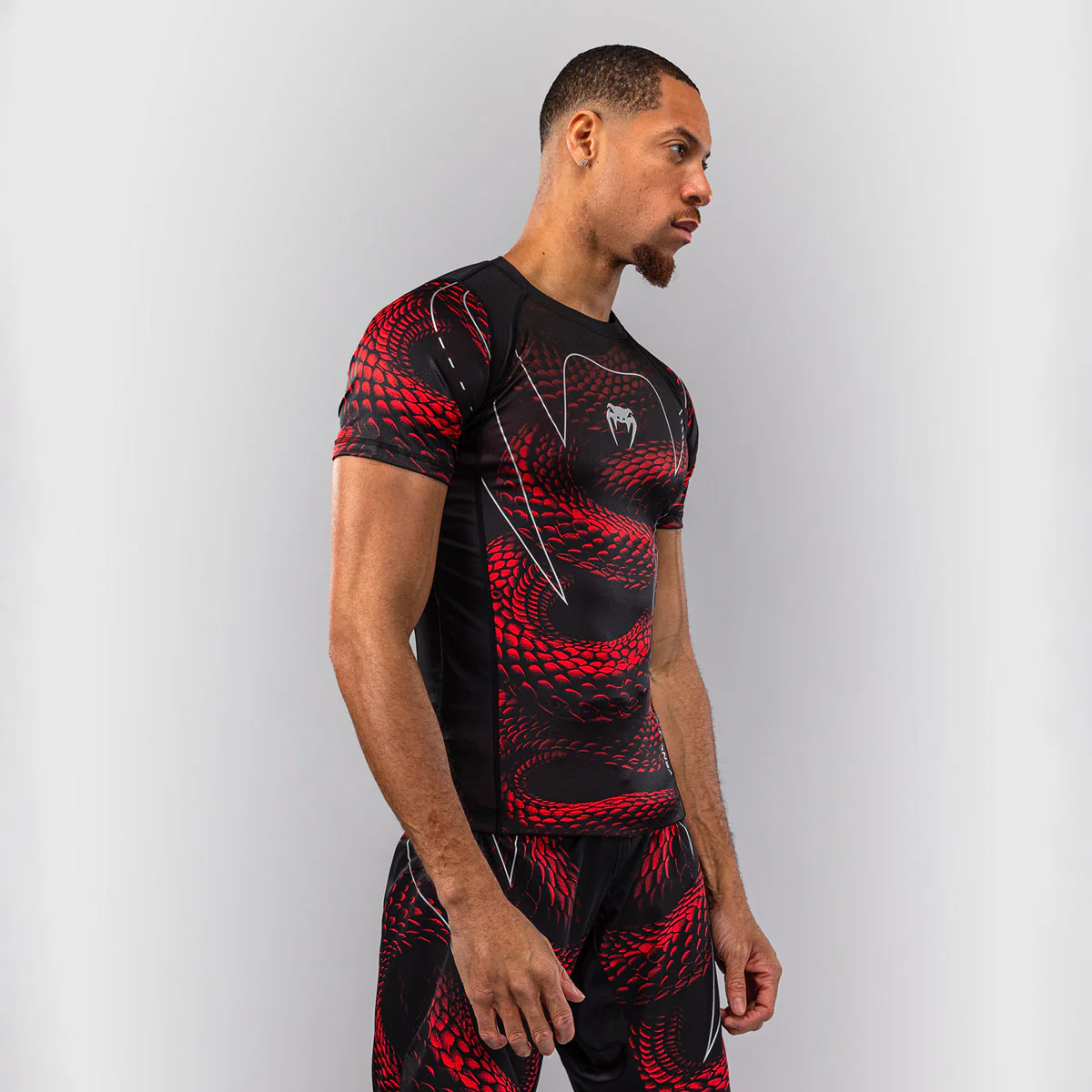 Rashguard Venum Matupa mangas cortas Negro-rojo - Imagen 3