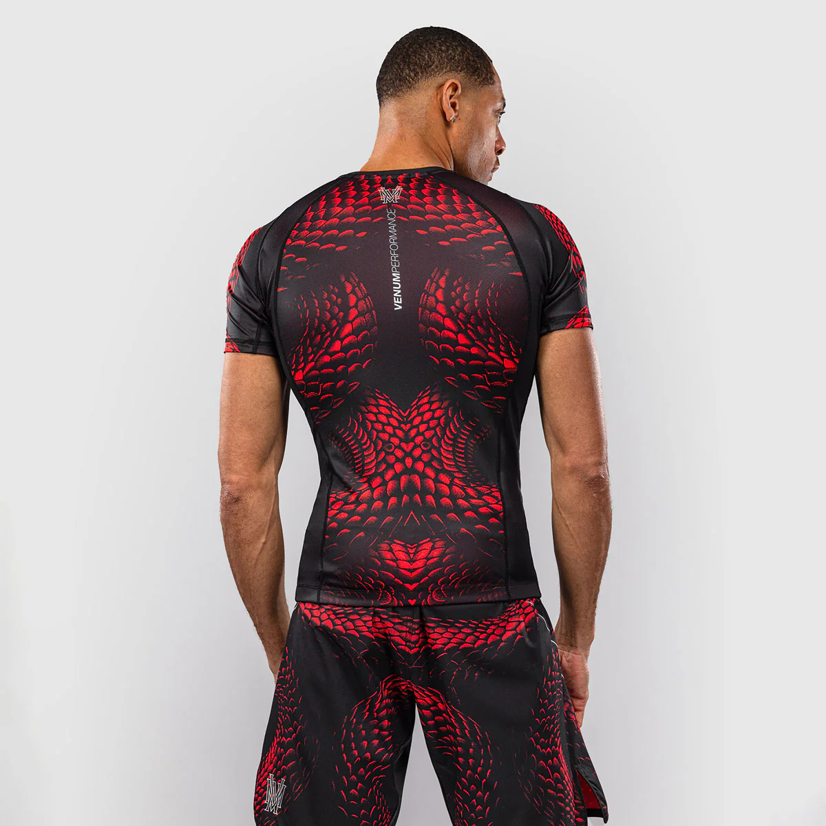 Rashguard Venum Matupa mangas cortas Negro-rojo - Imagen 5