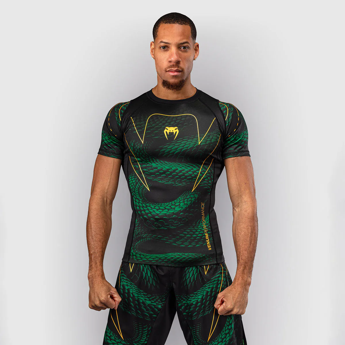 Rashguard Venum Matupa mangas cortas Negro-verde