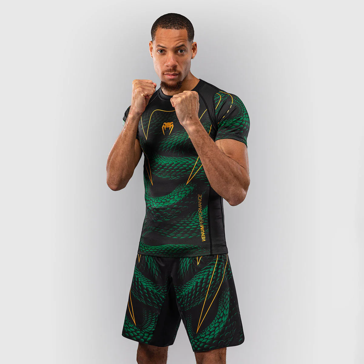 Rashguard Venum Matupa mangas cortas Negro-verde - Imagen 3
