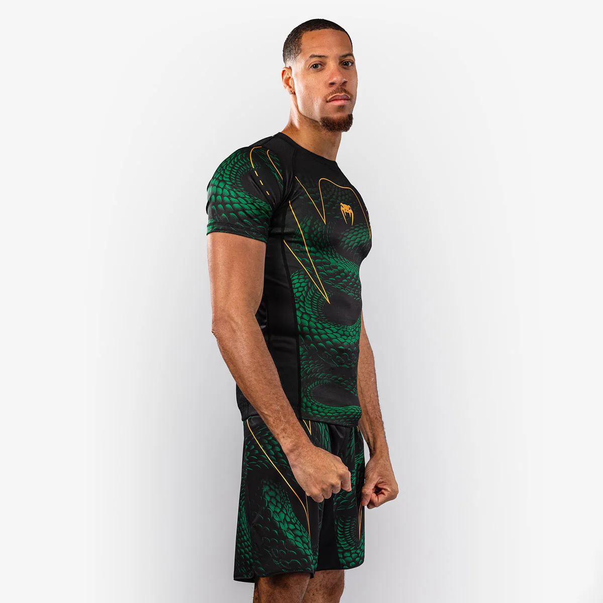 Rashguard Venum Matupa mangas cortas Negro-verde - Imagen 4