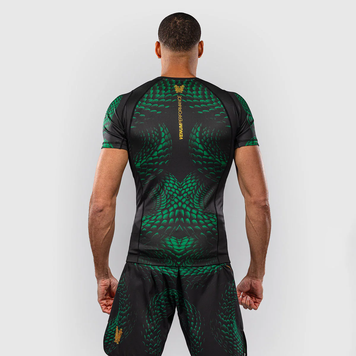 Rashguard Venum Matupa mangas cortas Negro-verde - Imagen 5