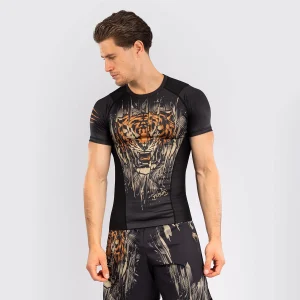 Rashguard Venum Tiger mangas cortas Negro