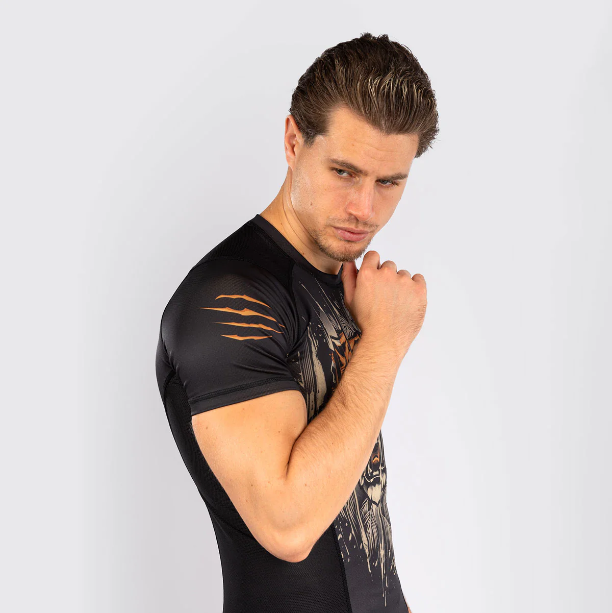 Rashguard Venum Tiger mangas cortas Negro - Imagen 5