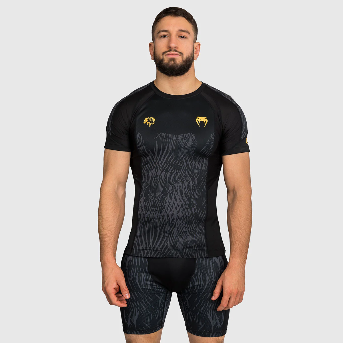 Rashguard Venum x Chimaev Wild Borz mangas cortas Negro