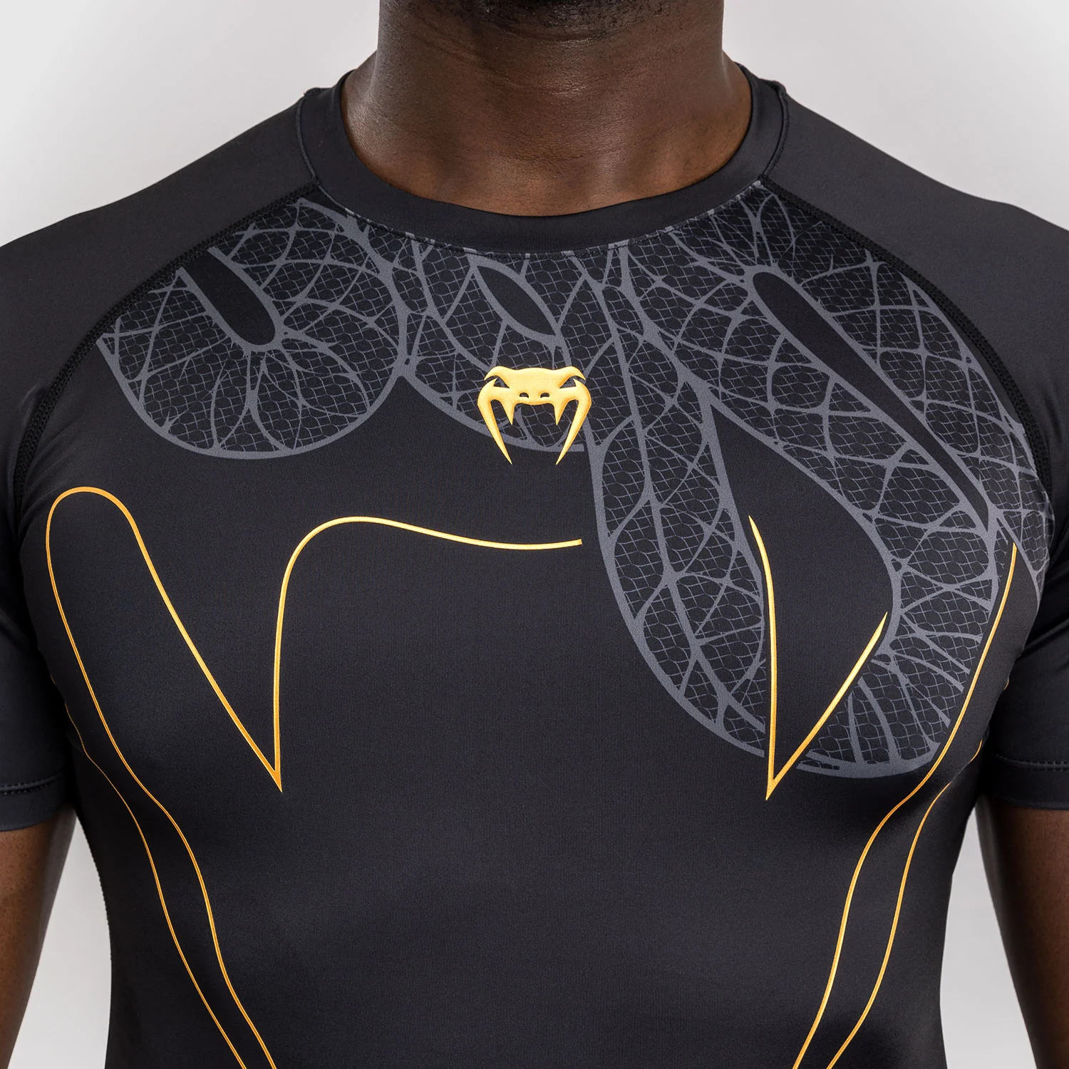 Rashguard Venum Serpenti mangas cortas Negro - Imagen 6