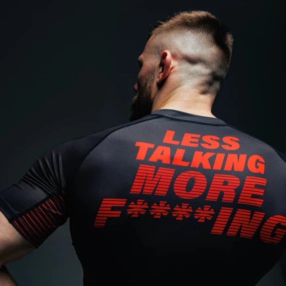 Rashguard Manto Fighting mangas cortas Negro - Imagen 5