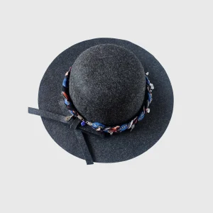 Sombrero ala corta marengo