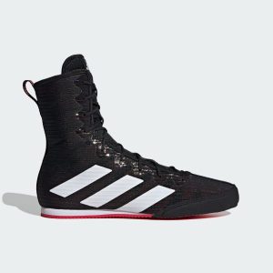 Botas de boxeo Adidas Box Hog 4 Negro-blanco