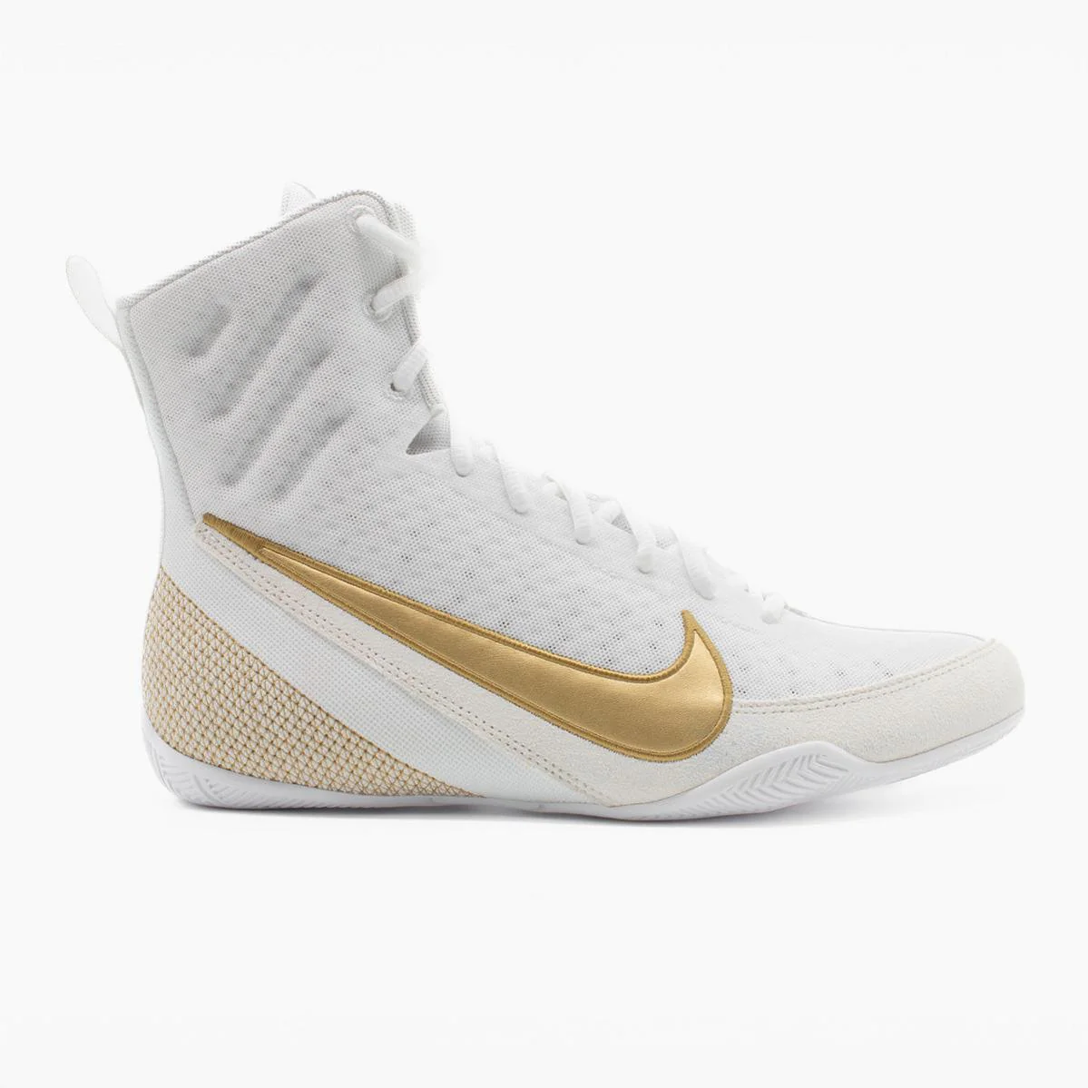 Botas de boxeo Nike Machomai 3 Blanco-oro