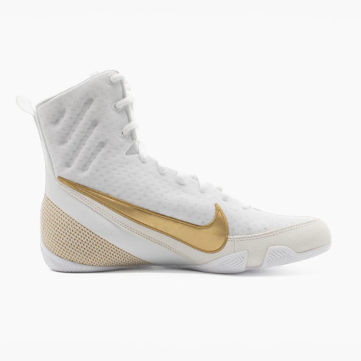 Botas de boxeo Nike Machomai 3 Blanco-oro - Imagen 4
