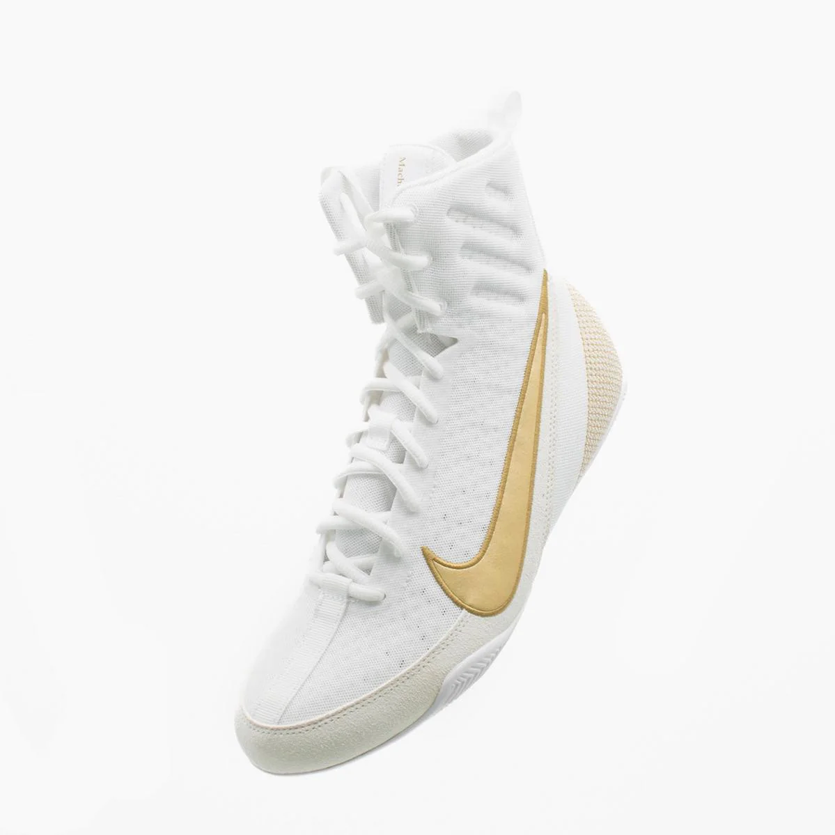 Botas de boxeo Nike Machomai 3 Blanco-oro - Imagen 6