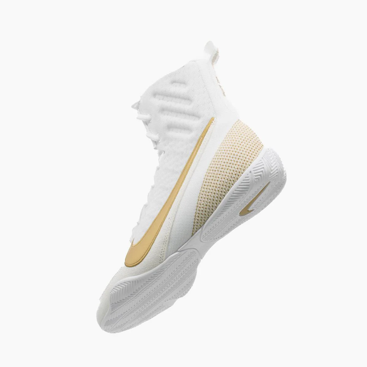 Botas de boxeo Nike Machomai 3 Blanco-oro - Imagen 7