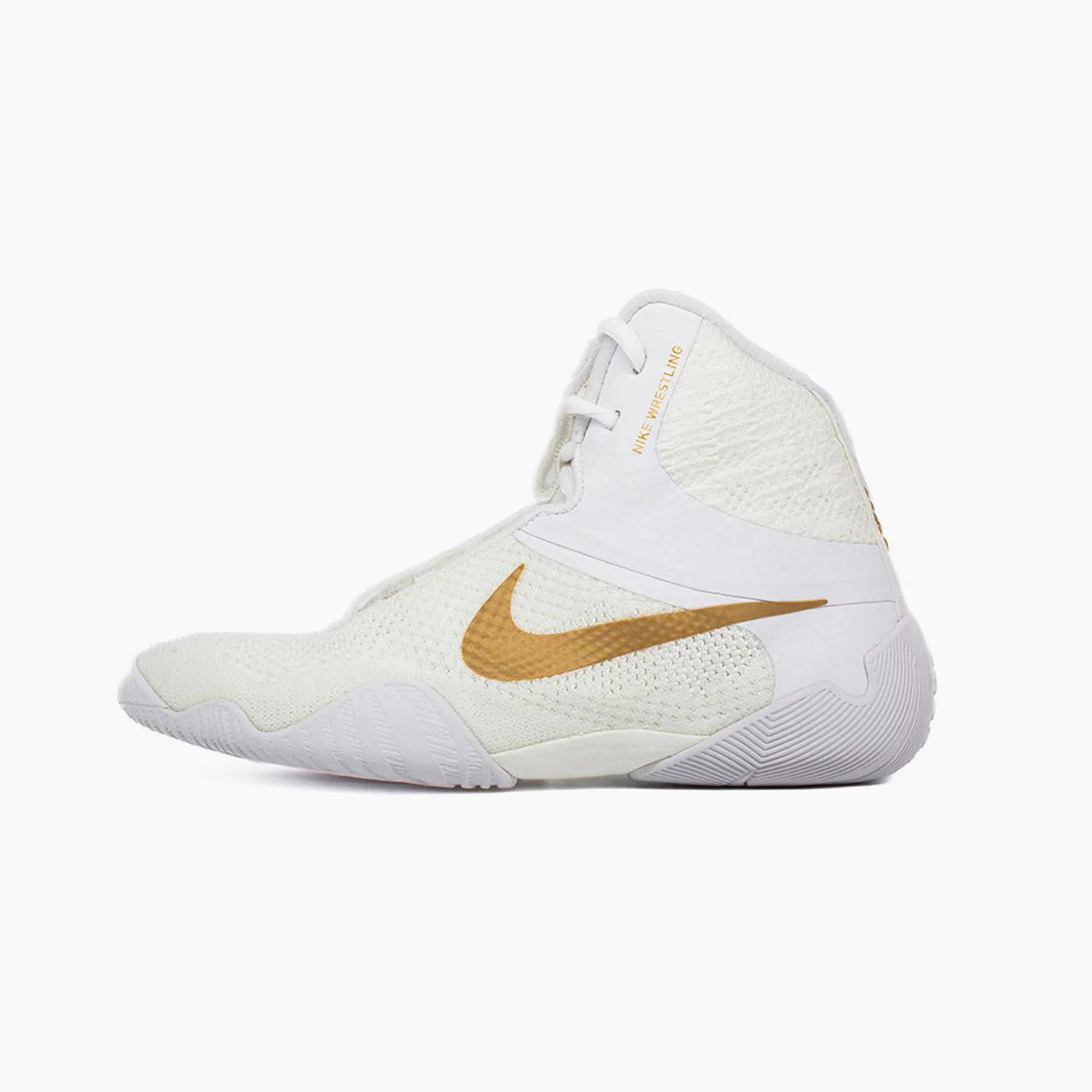 Zapatillas de lucha-Wrestling Nike Tawa Blanco-oro - Imagen 4