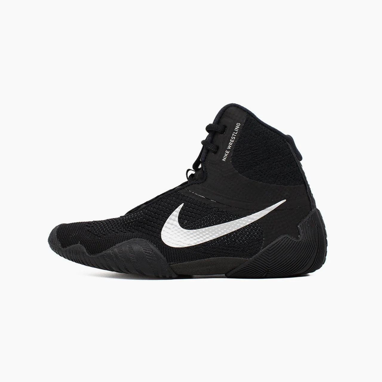 Zapatillas de lucha-Lucha libre Nike Tawa Negro-blanco - Imagen 4