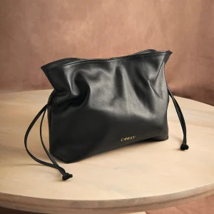 BOLSO SACO PIEL NEGRO