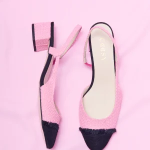 ZAPATO ZAPATO TWEED ROSA