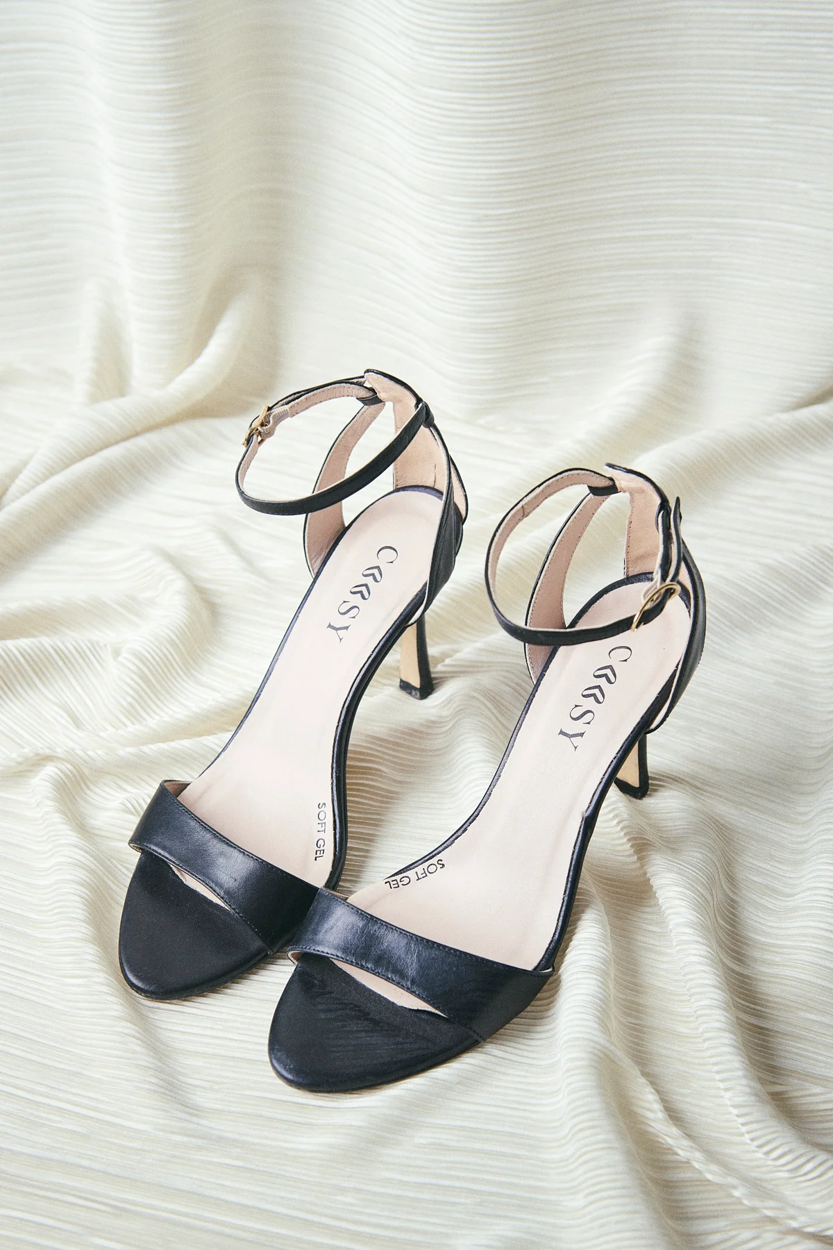 SANDALIAS PIEL NEGRO