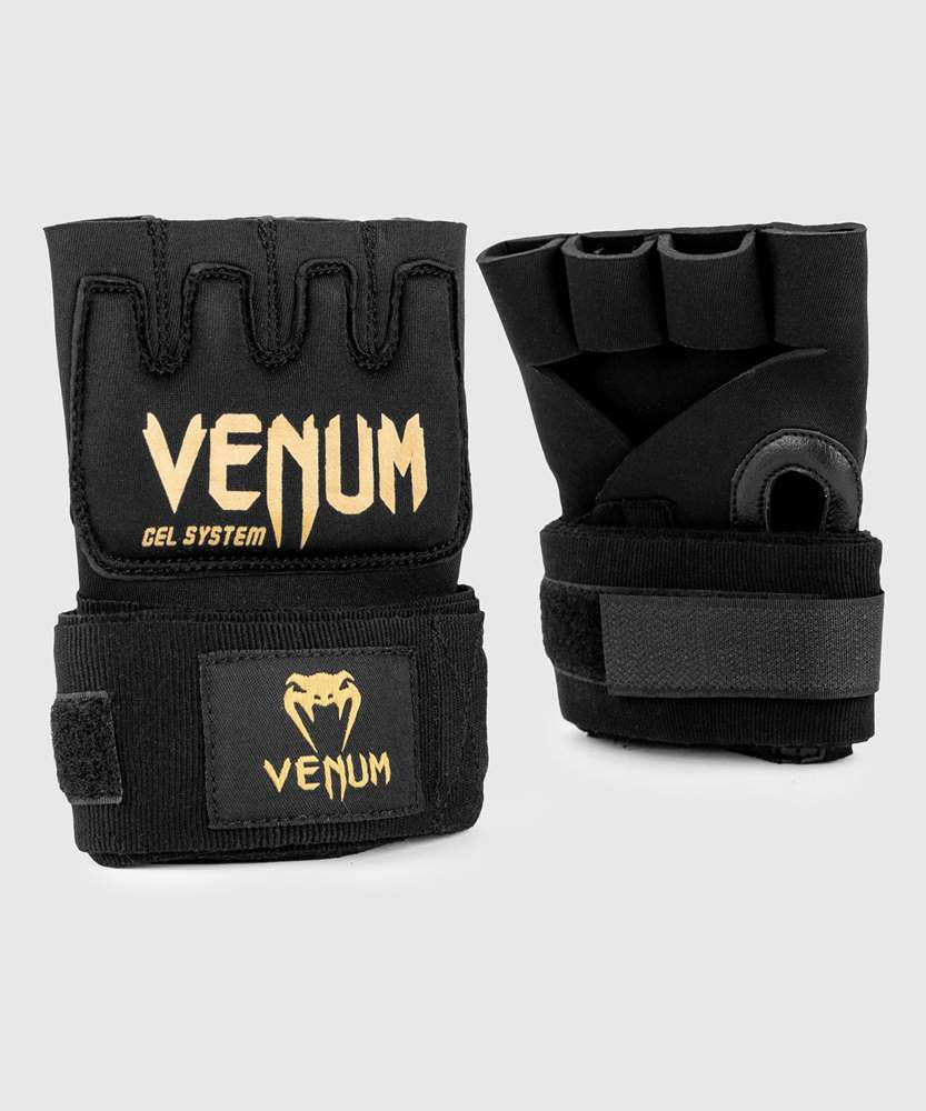 Guante-venda de boxeo en Gel Venum Kontact Negro-oro - Imagen 4