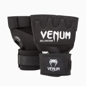 Guante-venda de boxeo en Gel Venum Kontact Quick Wraps negro