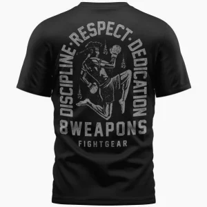 Camiseta 8 Weapons Tombstone negro