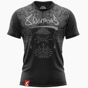 Camiseta 8 Weapons Yantra negro
