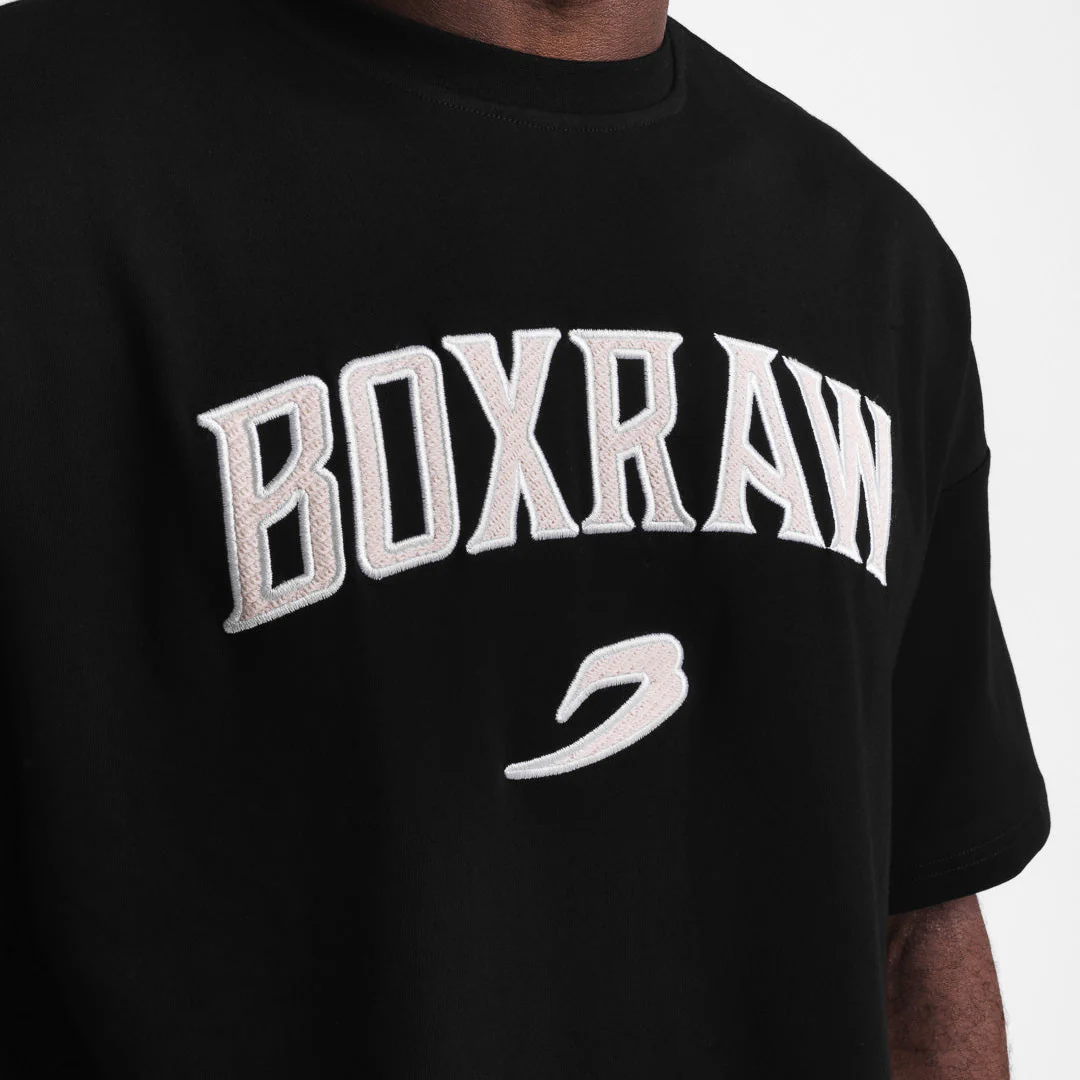 Camiseta Boxraw East Street Oversize Negro - Imagen 8