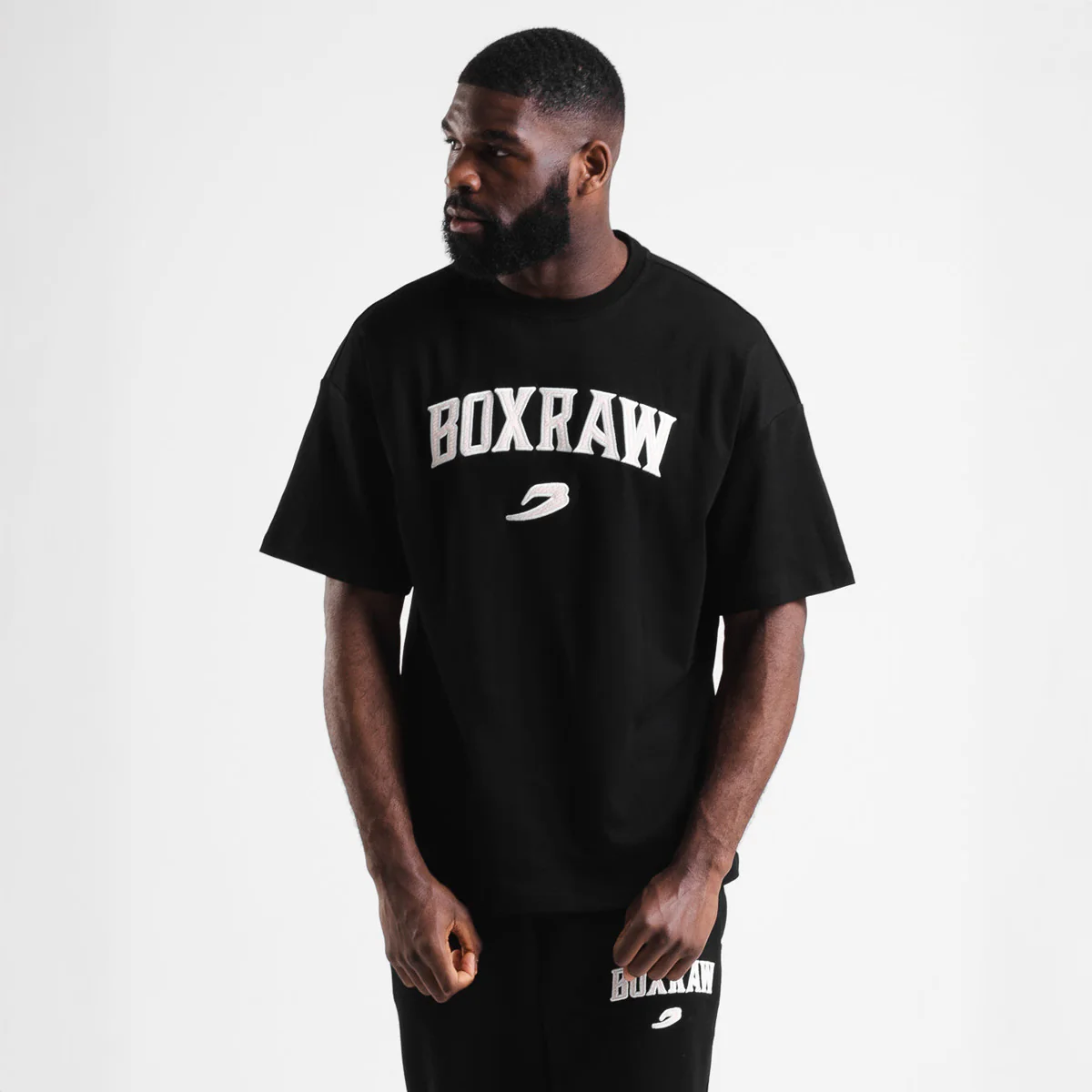 Camiseta Boxraw East Street Oversize Negro - Imagen 5