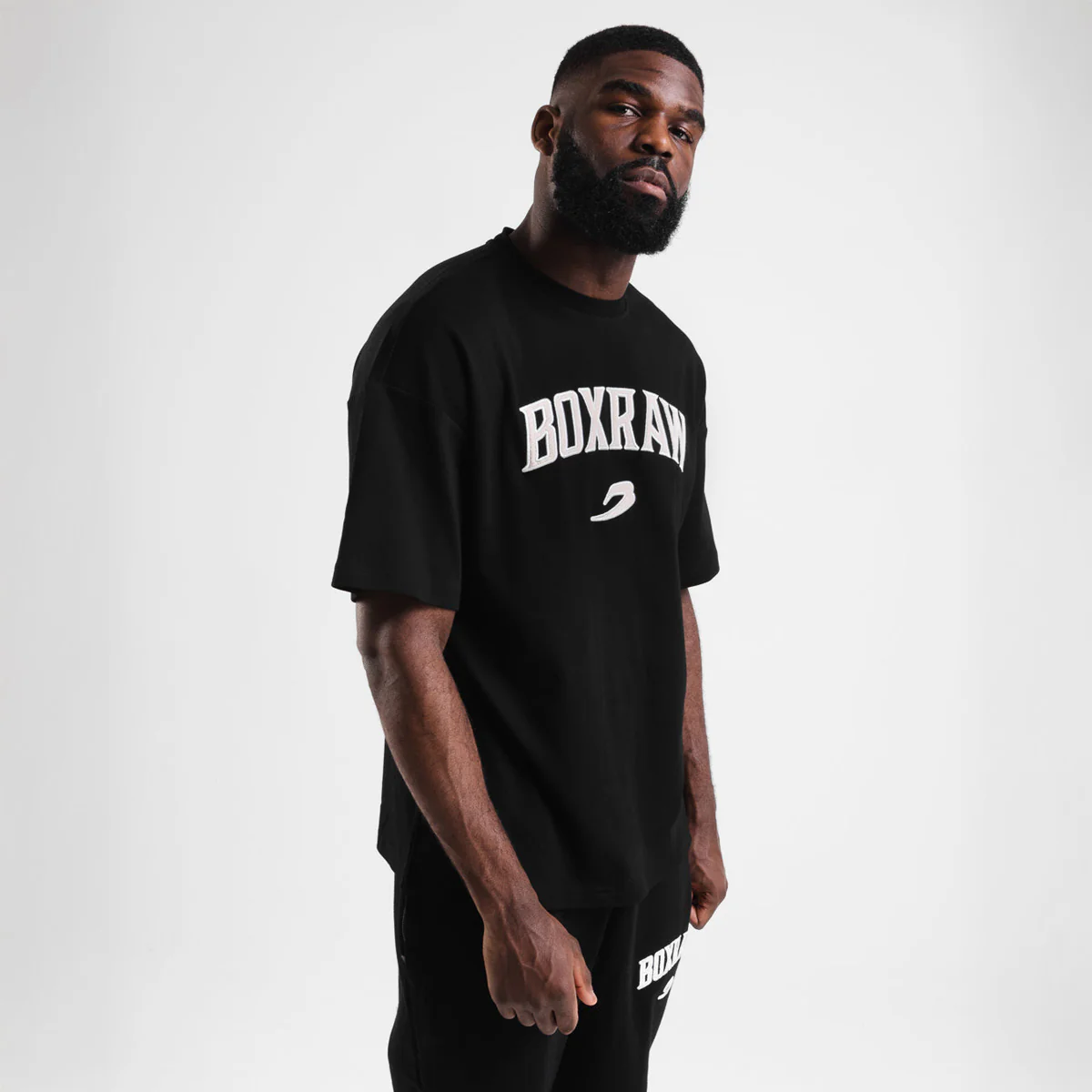 Camiseta Boxraw East Street Oversize Negro - Imagen 6