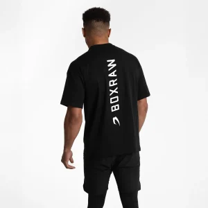 Camiseta Boxraw Lineal Oversize Negro