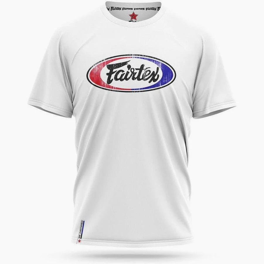 Camiseta Fairtex Vintage TST4 Blanco