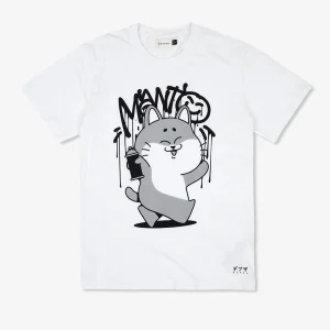 Camiseta Manto Debza blanco