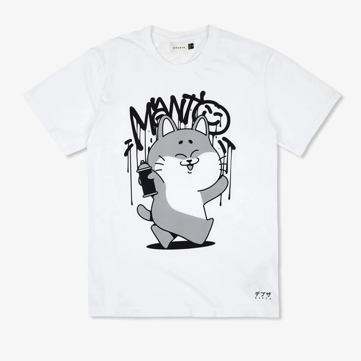 Camiseta Manto Debza blanco
