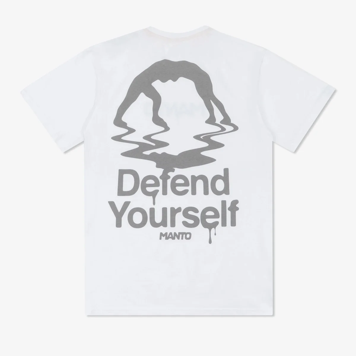 Camiseta Manto Drip blanco