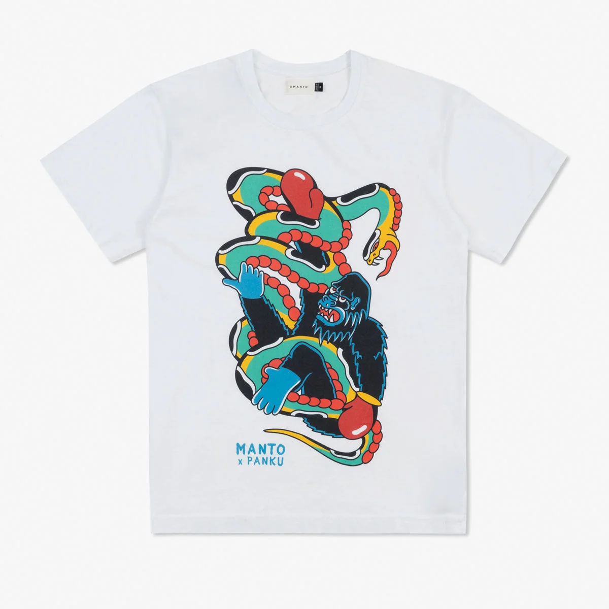 Camiseta Manto x Panku Struggle Blanco