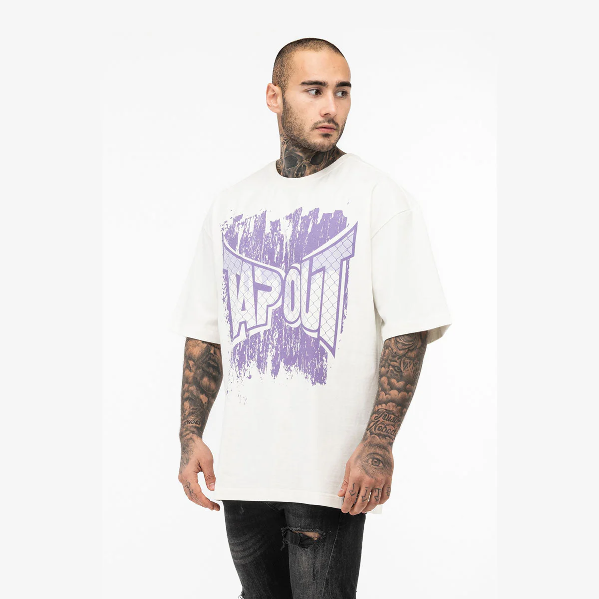 Camiseta Tapout Oversize CF Tee Blanco