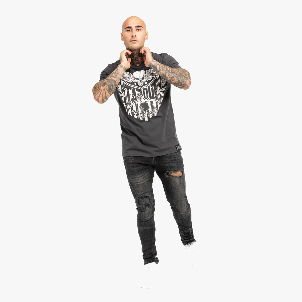 Camiseta Tapout Westlake Gris - Imagen 3