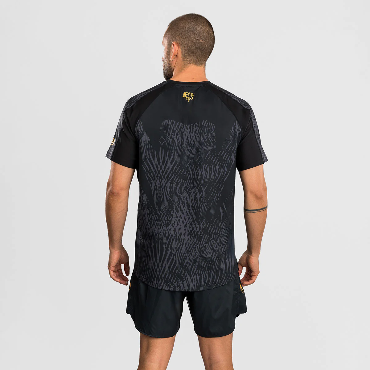 Camiseta Venum Dry Tech Chimaev Wild Borz Negro - Imagen 4