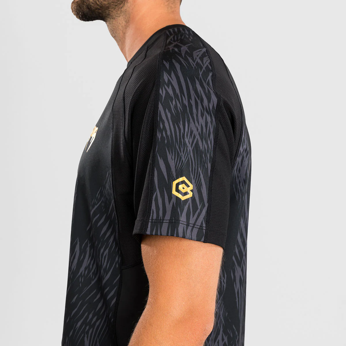 Camiseta Venum Dry Tech Chimaev Wild Borz Negro - Imagen 7