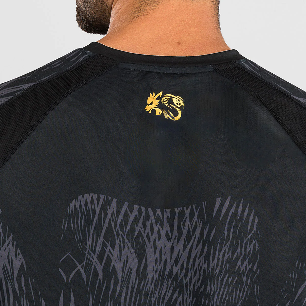 Camiseta Venum Dry Tech Chimaev Wild Borz Negro - Imagen 8