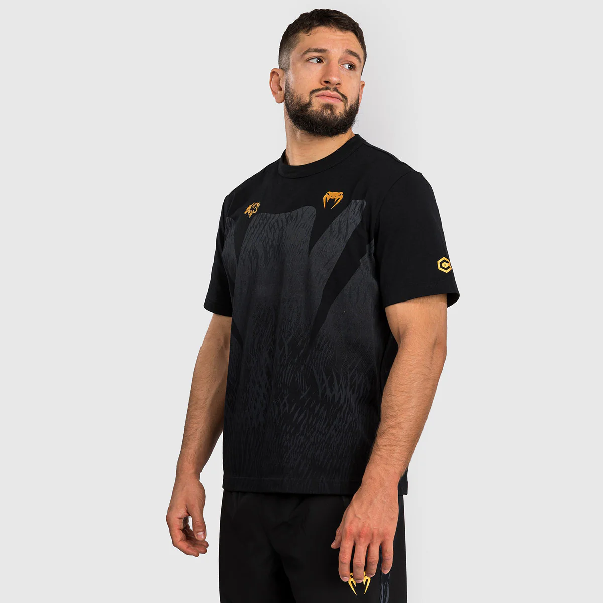 Camiseta Venum x Chimaev Wild Borz Negro - Imagen 3