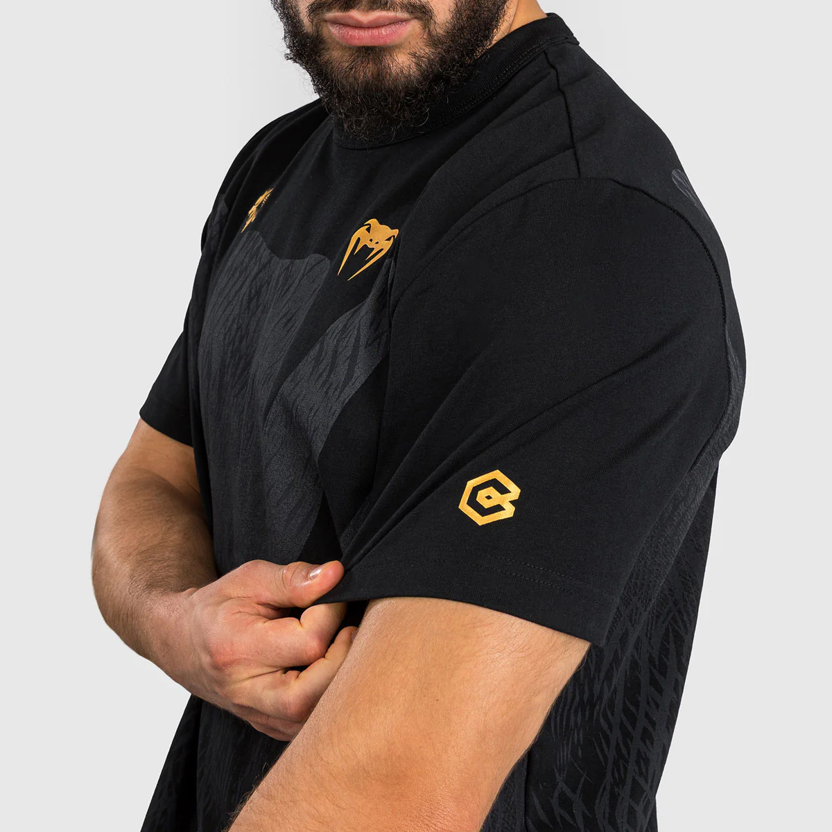 Camiseta Venum x Chimaev Wild Borz Negro - Imagen 5