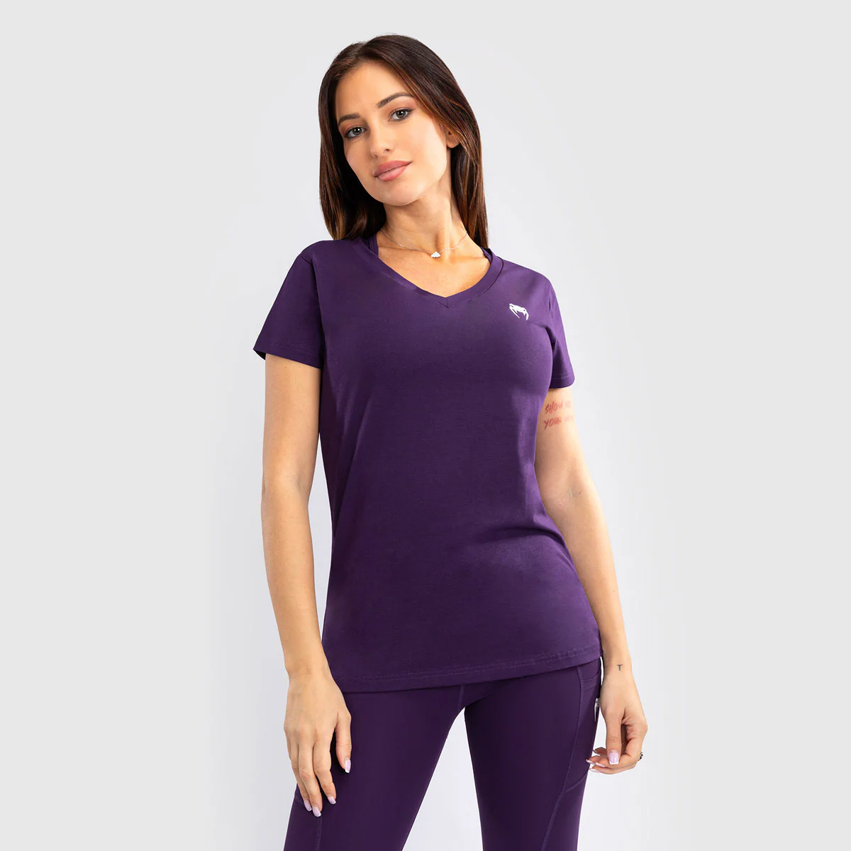 Camiseta Mujer Venum Essential Violeta