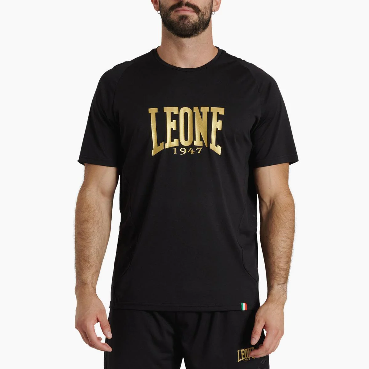 Camiseta técnica Leone DNA Logo ABX718 Negro