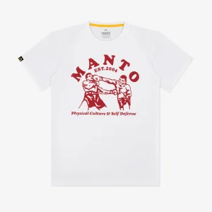 Camiseta Manto Boxeo Blanco