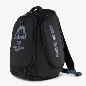 Mochila Manto SOCIETY Convertible M Negro-azul