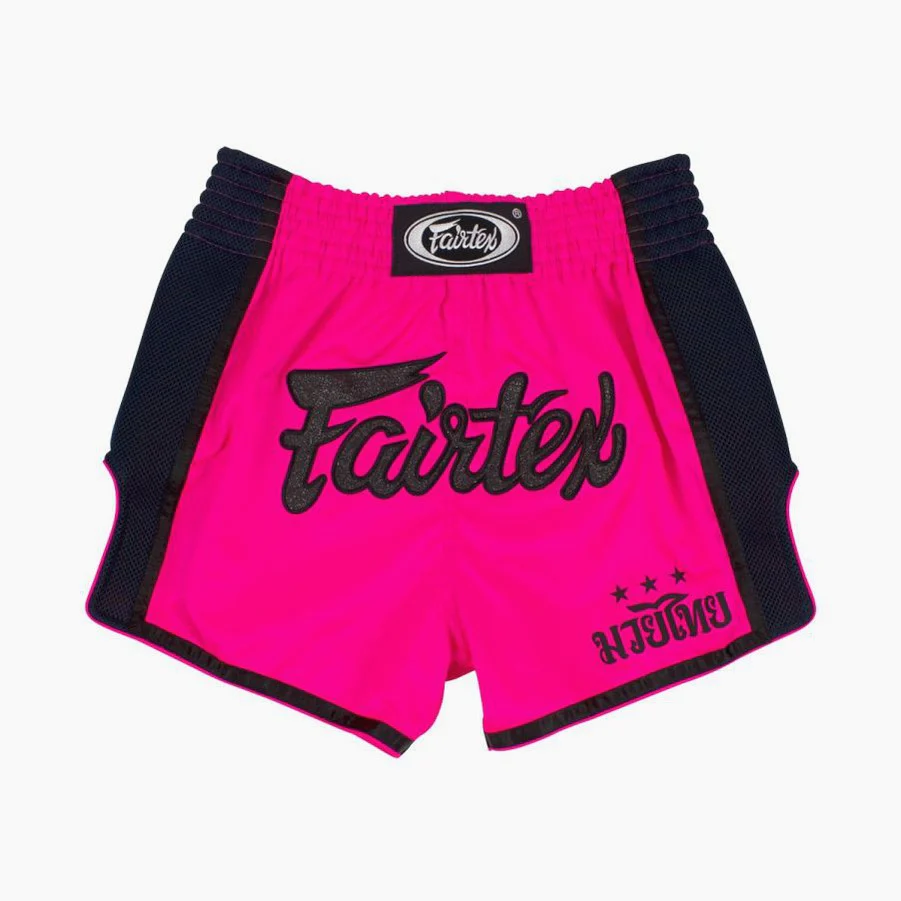 Pantalones kick-thai Fairtex BS1714 Rosa